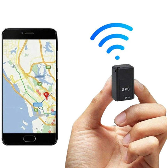 Kompakt GPS-tracker: Mini GPS-tracker for biler med SIM-kort - uten abonnement, klar til bruk umiddelbart